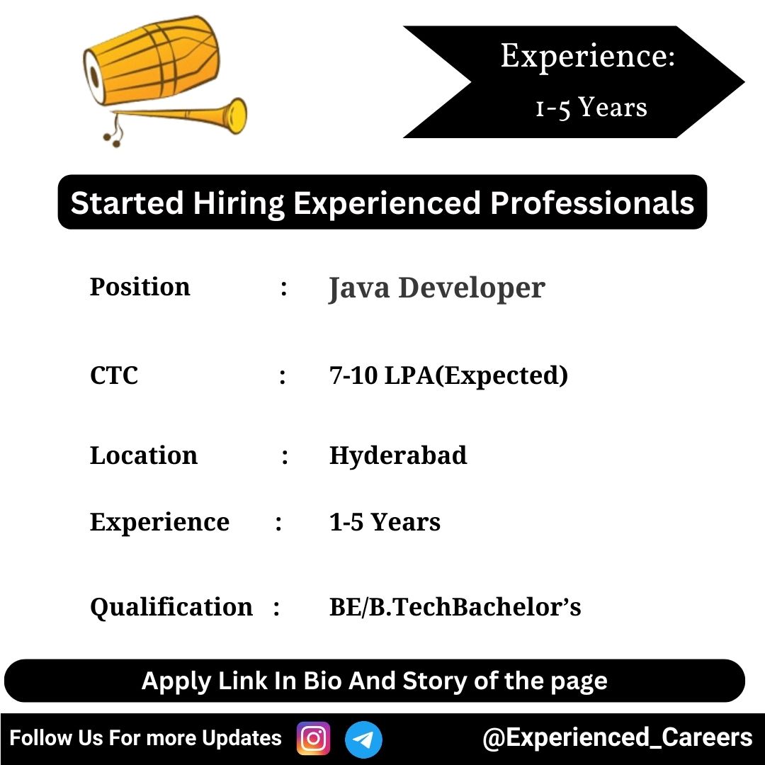 Matchfinder Online Services Off-Campus Drive 2024 Hiring Experienced Candidates for Java Developer